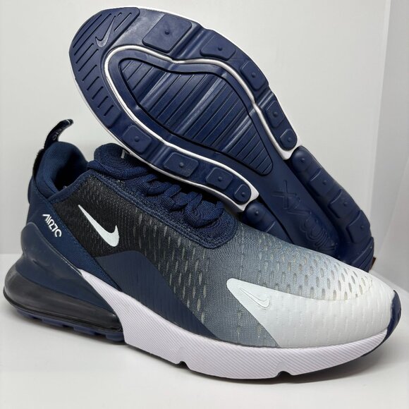 Men's Nike Air Max 270 - Blue, White, and Black - Picture 1 of 6